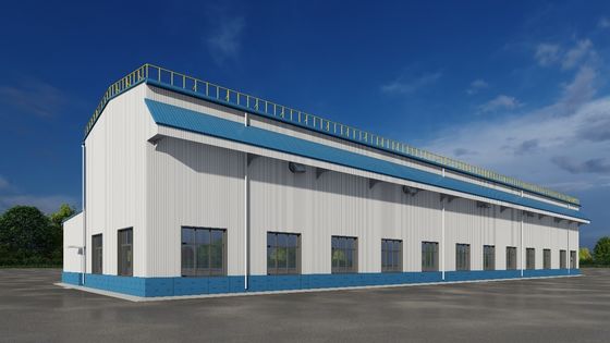 Fast Installation Cost Effective Prefab Steel Structure Building Warehouse Godown