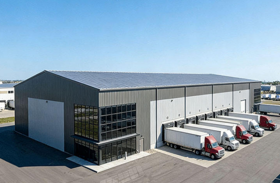 Modular Steel Structure Workshop Custom Steel Building For Heavy Industry Factory Construction Warehouse Use