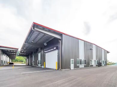 Özel Prefab Çelik Yapı Depolama Depo Bina İnşaatı Standart GB Montajlı Çelik Şedi Prefabrik Yapı Özel Boyutlar İdeal