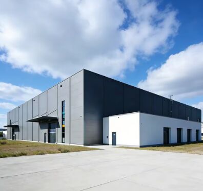 Nijerya Prefabrik Çelik Yapı/Çelik İnşaat Fabrikasyon Depo Atölyesi Ön mühendislik Metal Su geçirmez Standart Kalıcı Yapı